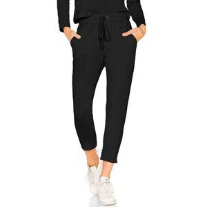 ENZA COSTA Pintuck Pant in Black Size Small